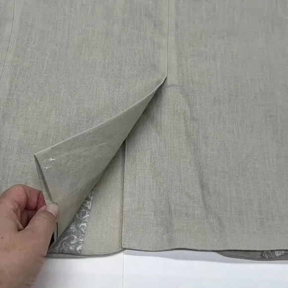 Lauren Ralph Lauren Sport Coat Mens 40S Jacket Tan Linen Two Button Blazer - Picture 6 of 11